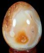 Colorful Carnelian Agate Egg #55537-1